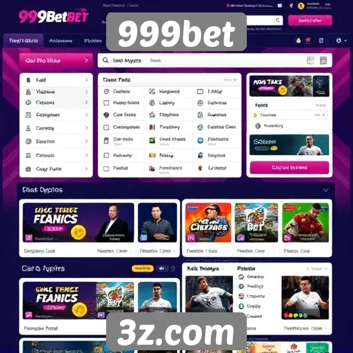 Navegação intuitiva na plataforma 999bet