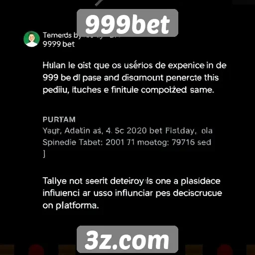 Opiniões de usuários sobre a experiência no 999bet