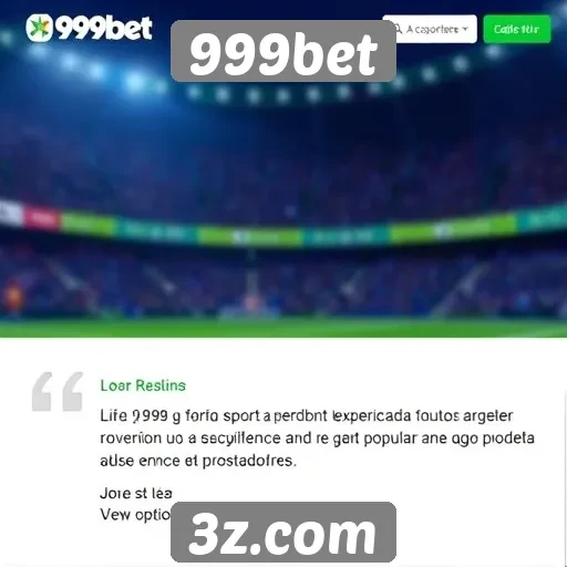 Feedback de usuários sobre a experiência na 999bet